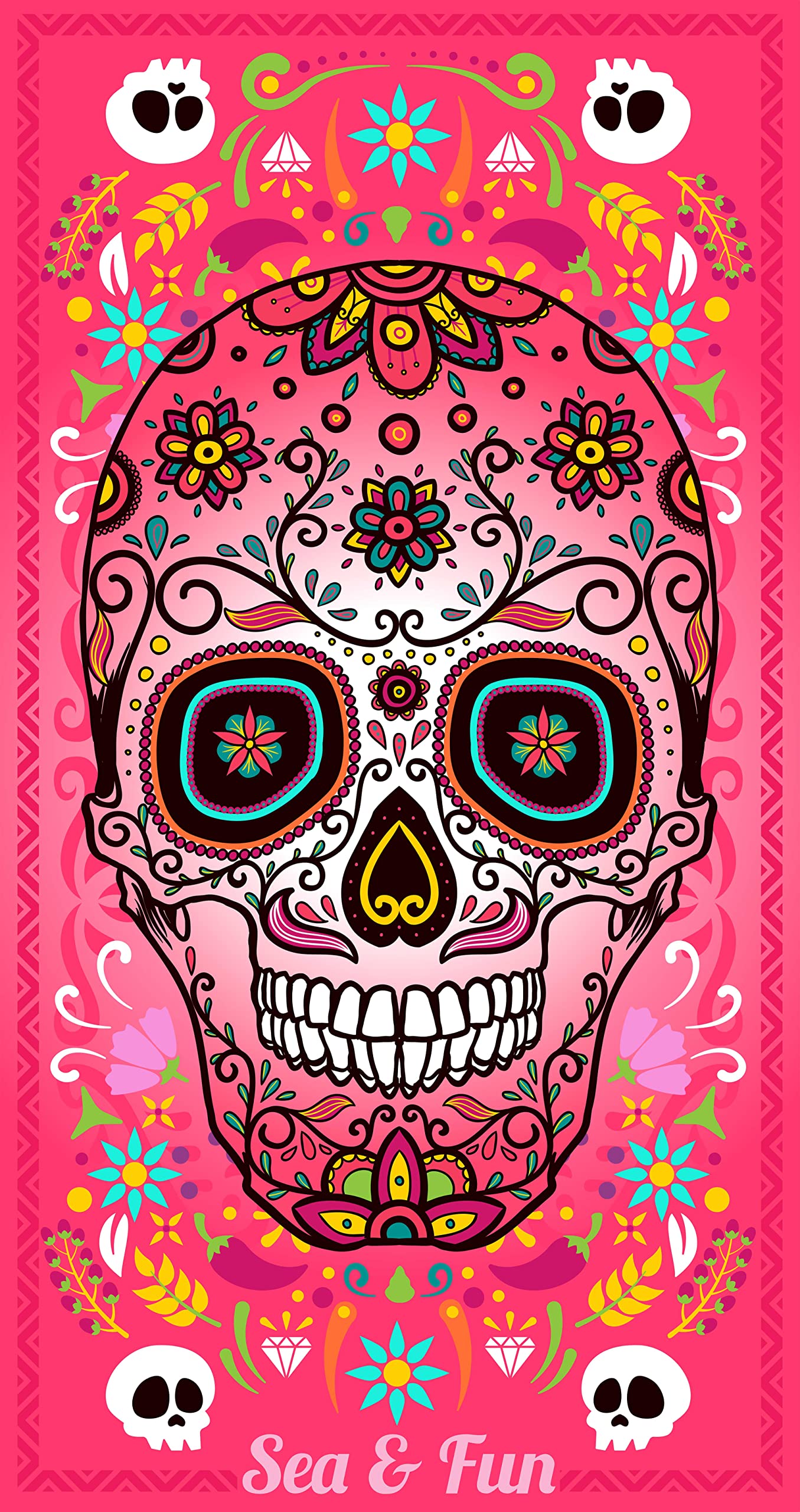 Miracle Home. Microfiber Pumpkin Towel, 100% Polyester, 95 X 175 cm Pink. 11807 — image 1