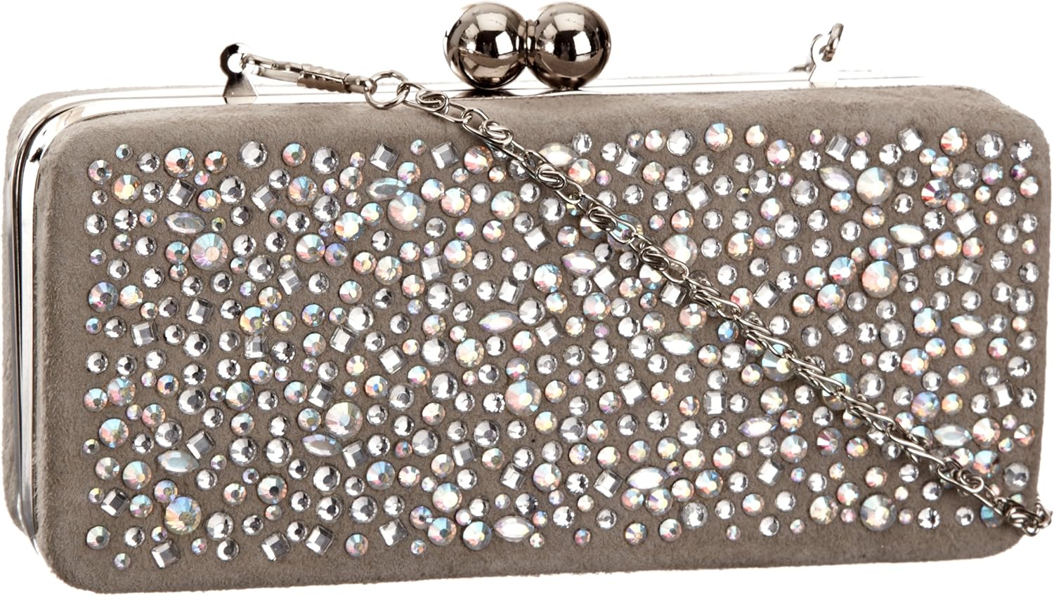moda in pelle clutch bag