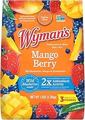 Wyman's Mango Berry, 3 lb (Pack of 1) - Mango, Strawberries & Wild Blueberries