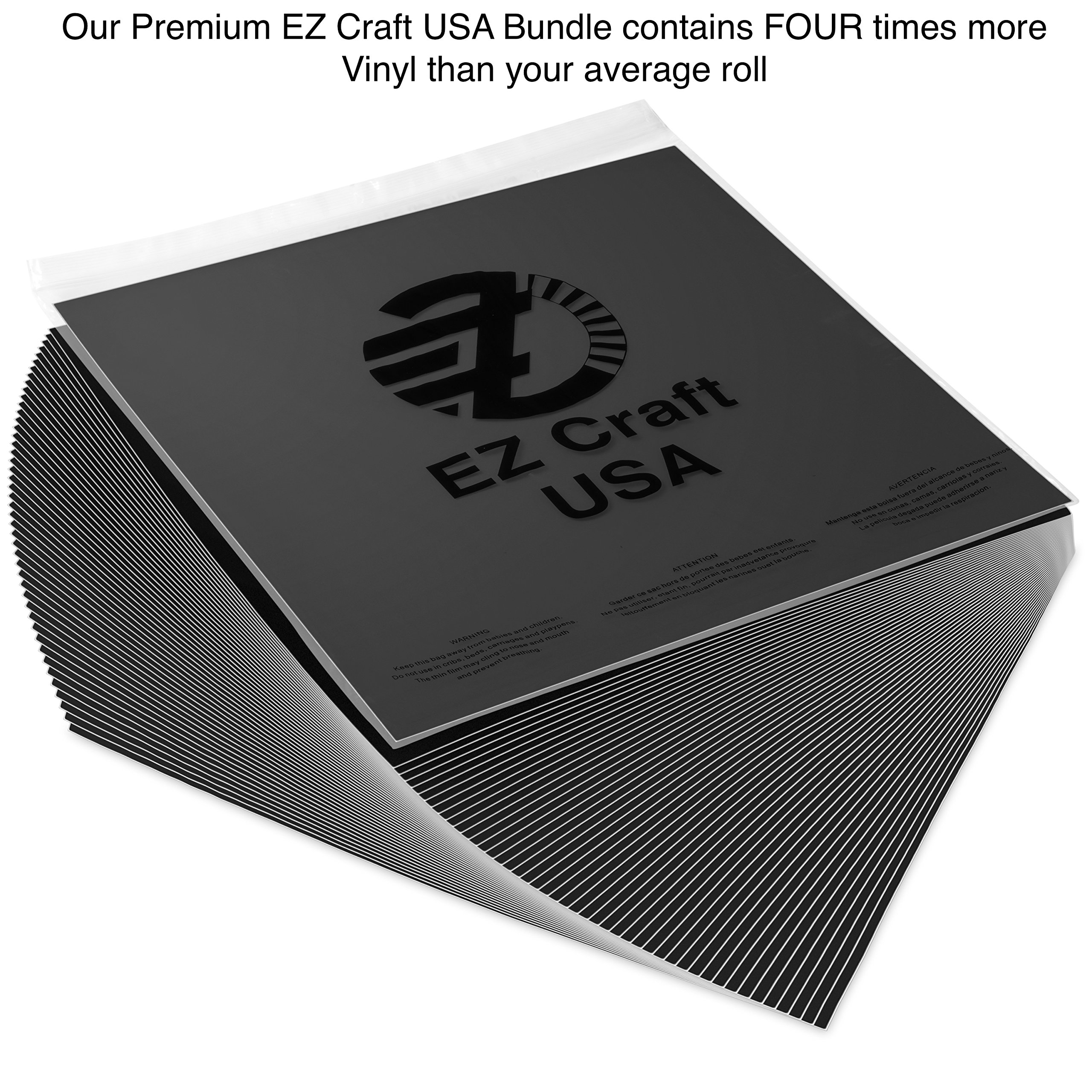 Permanent Matte Black Vinyl Sheets Better Than Vinyl Rolls EZ Craft