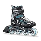 Bladerunner 0T613100821-8  by Rollerblade Advantage Pro XT Women's Adult Fitness Inline Skate, Black and Light Blue, Inline Skates