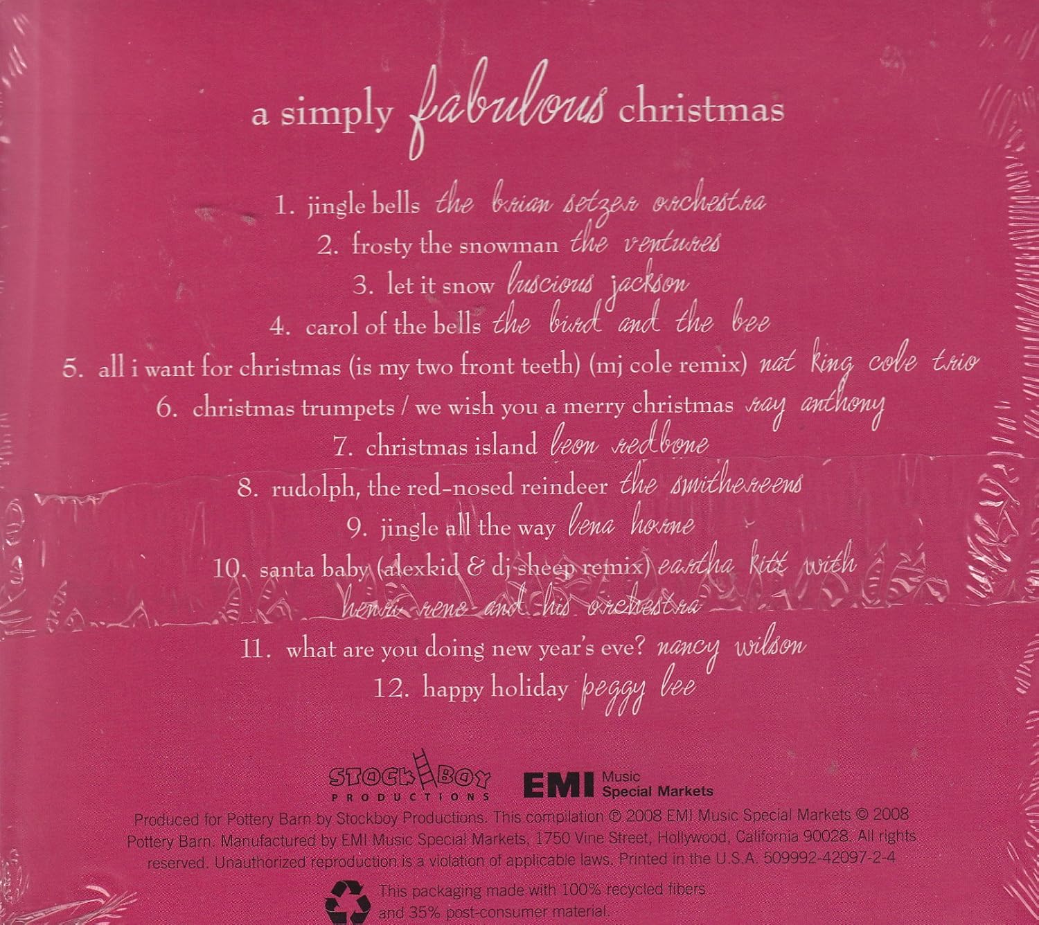 A Simply Fabulous Christmas Pottery Barn Amazon Com Music