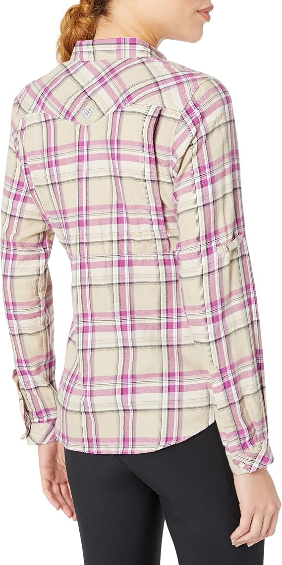 Columbia 哥伦比亚 Beadhead 速干 女式法兰绒衬衫 S码1.9折.37 海淘转运到手约¥109