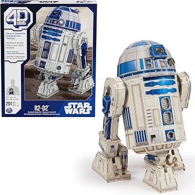 - Puzzle 3D Star Wars - Maquette Star Wars 201 Pièces - Droide R2D2 Inspiré de la Saga - Puzzle Adulte - Jeu de Construction à Collectionner - Jouet adulte - Jeu Enfant 12 ans et +