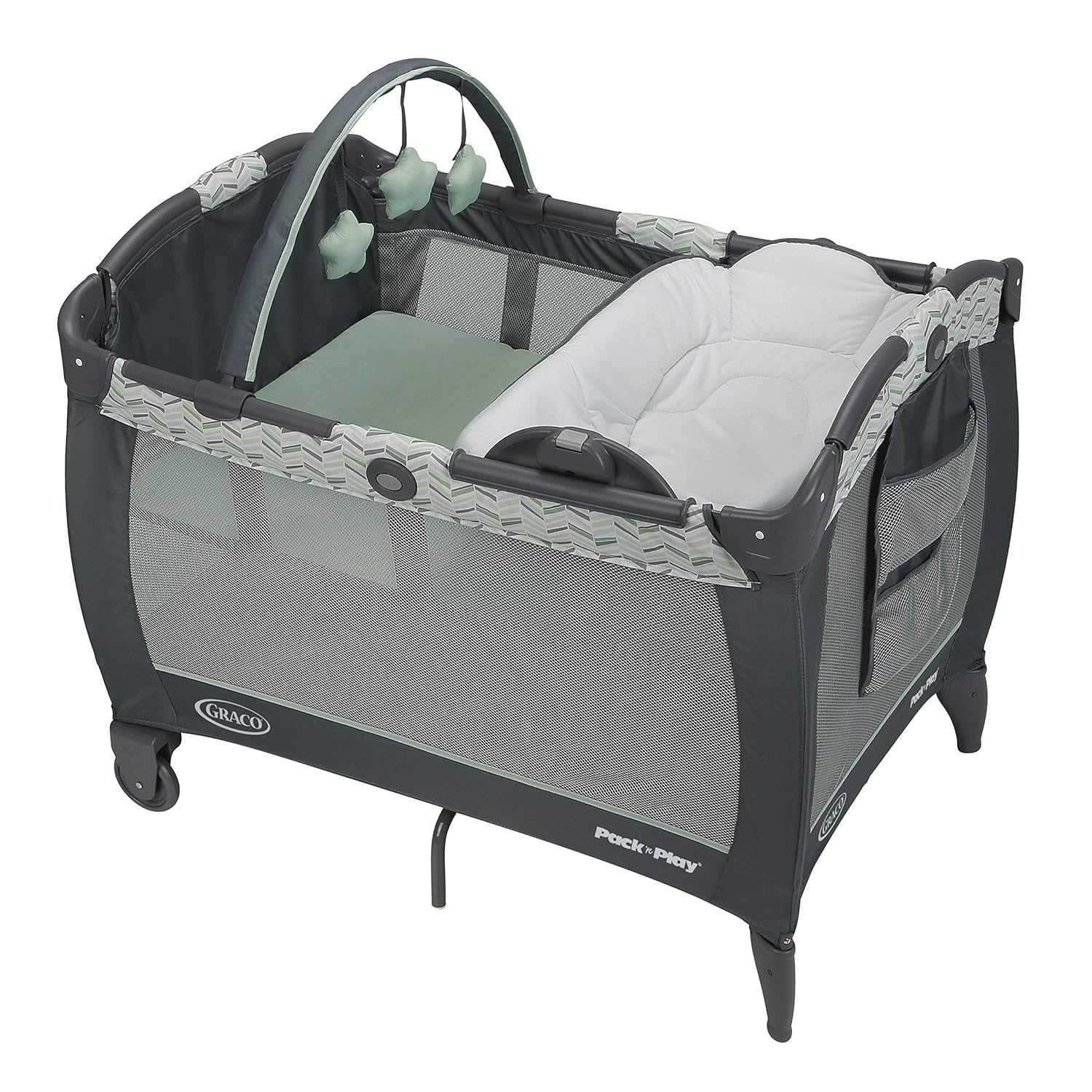 graco playpen with bassinet and changing table