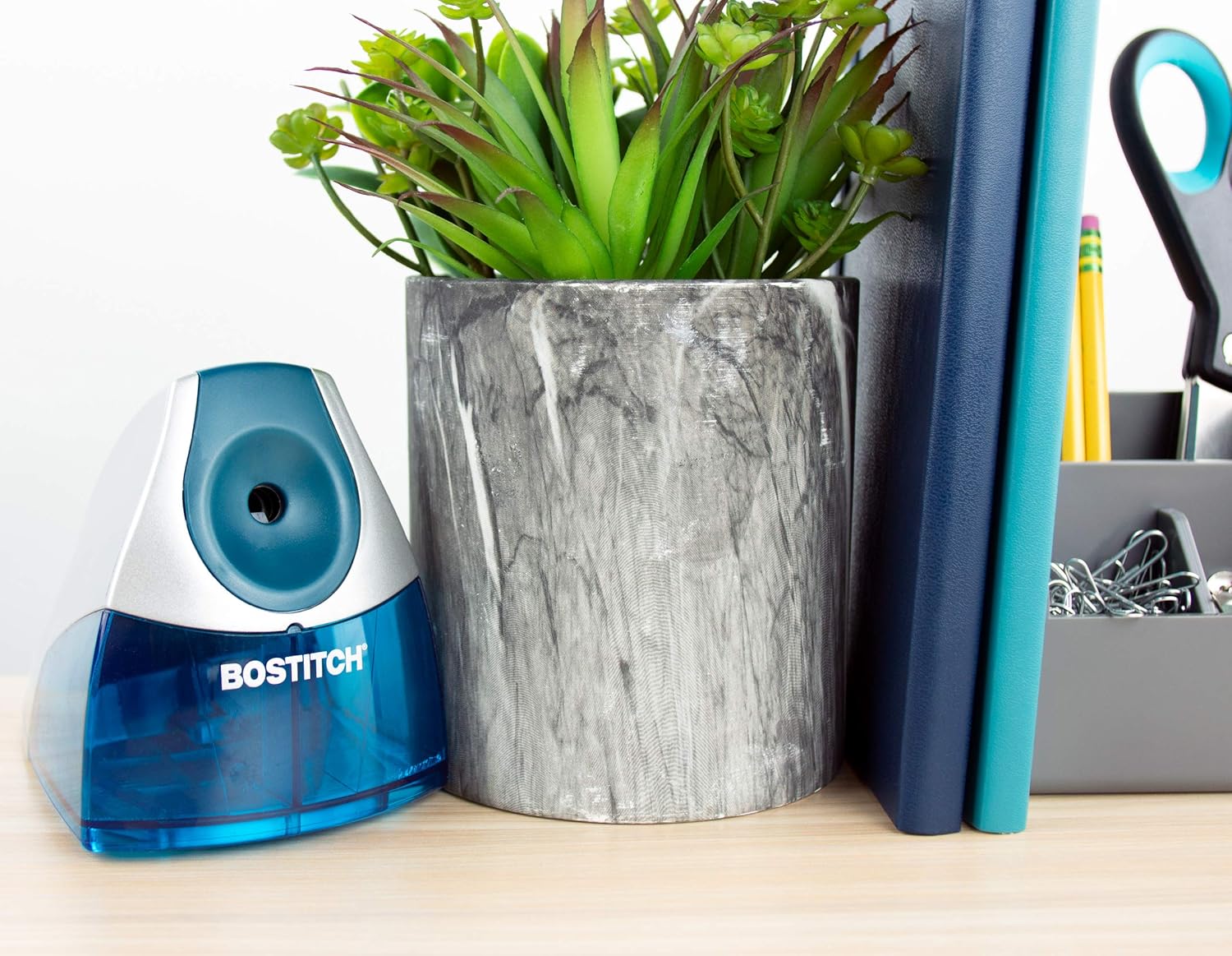 Bostitch Personal Electric Pencil Sharpener, Blue (EPS4-BLUE) : Office Products