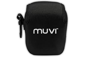 Veho Muvi Protective Neoprene Bag for Muvi KX-Series | Muvi K-Series | Muvi HD | Muvi Micro - Black [Large] (VCC-A050-KWB)