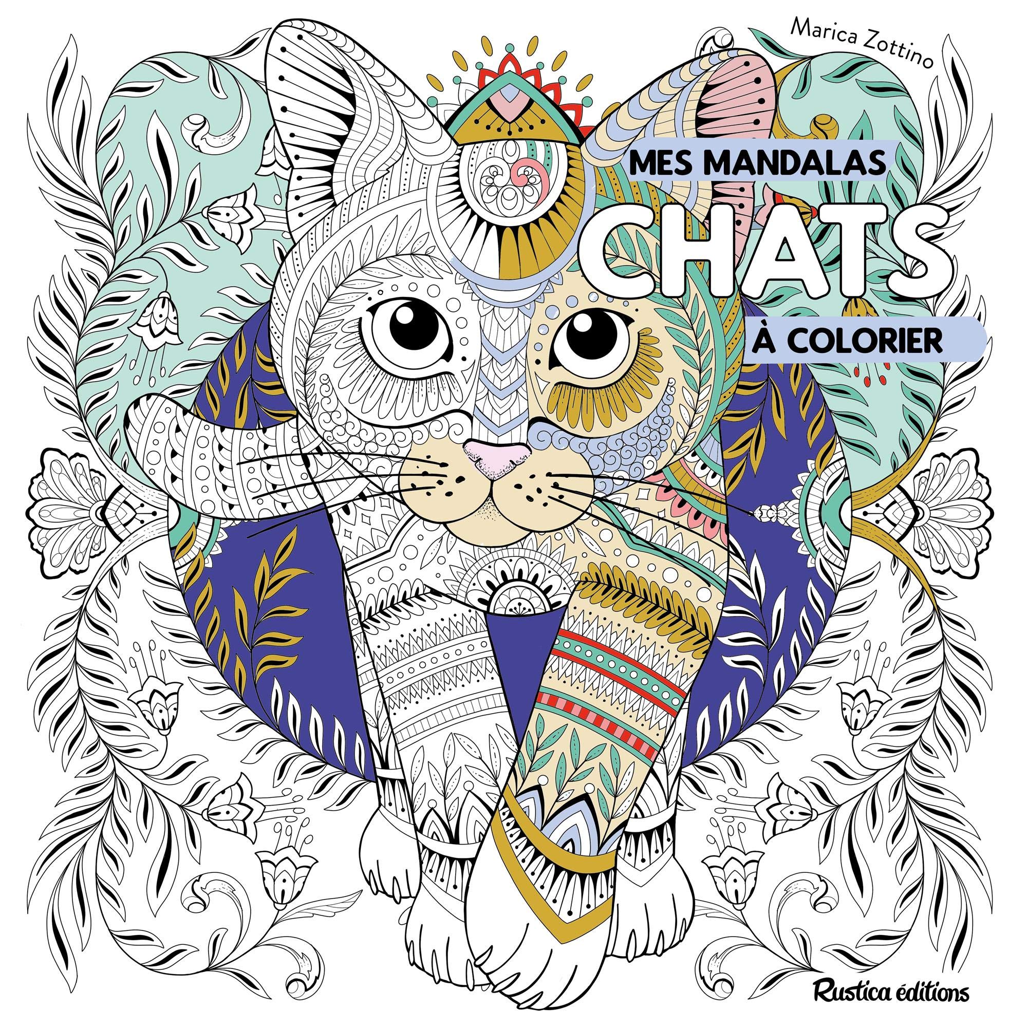 Mandalas A Colorier Chats Amazon Co Uk Zottino Marica Books