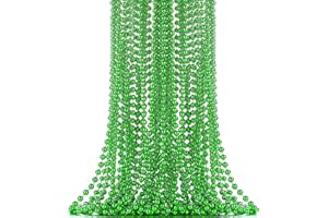 JoyGala 24PCS Bulk Parade Beads - Colorful Mardi Gras Bead Necklaces for Kids & Adults - Party Decorations & 33" Festival Parade Throw Accessories Bulk Beads for Wedding, Birthday