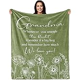 PAZISOL Grandma Gifts, Gifts for Grandma, Best Present for Grandmother Birthday, Gifts Ideas for Grandmother, Great Nana Present for Mimi Granny Gigi from Grandkid 60"X50" Blanket