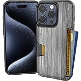 Smartish® iPhone 15 Pro Wallet Case - Wallet Slayer Vol. 1 [Slim + Protective] Credit Card Holder - Drop Tested Hidden Card Slot Cover Compatible with Apple iPhone 15 Pro - Graspin' Aspen