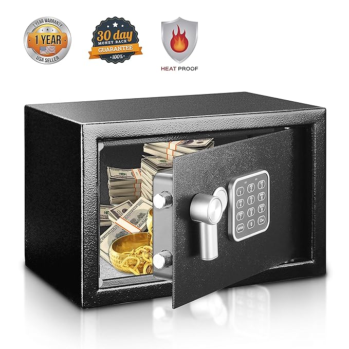 Safe and Lock Box Safe Box, Safes And Lock Boxes, Money Box, Safety Boxes for Home, Digital