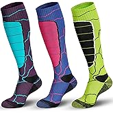 Hylaea Merino Wool Ski Socks, Cold Weather Socks for Snowboarding, Snow, Winter, Thermal Knee-high Warm Socks, Hunting