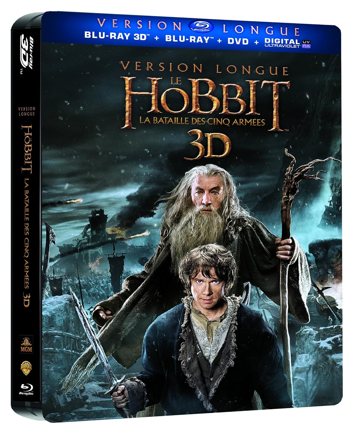Le Hobbit La Bataille Des Cinq Armées Version Longue Durée Le Hobbit : La bataille des cinq armées Version Longue Steelbook TM