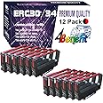 4Benefit 12-Pack 12 Pack Compatible POS ERC34 38 ERC30 Ribbon ERC30BR (Black/Red) Work for M188B TM200 MU370 TM-U220d TM-U220 TMU230 DPN2700 M270 Printer