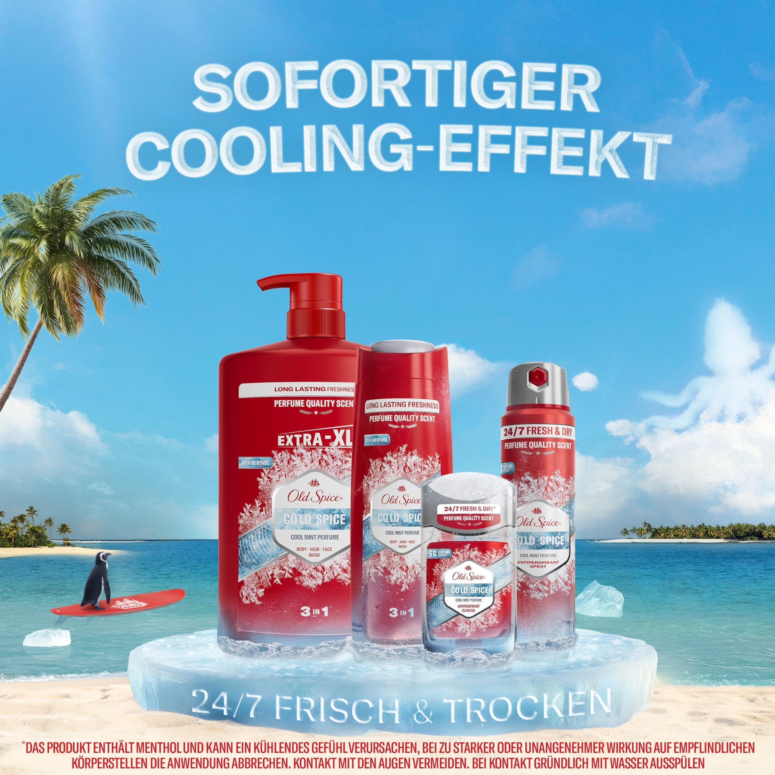 Old Spice Cold Spice Men’s Duschgel & Shampoo 1000ml 7