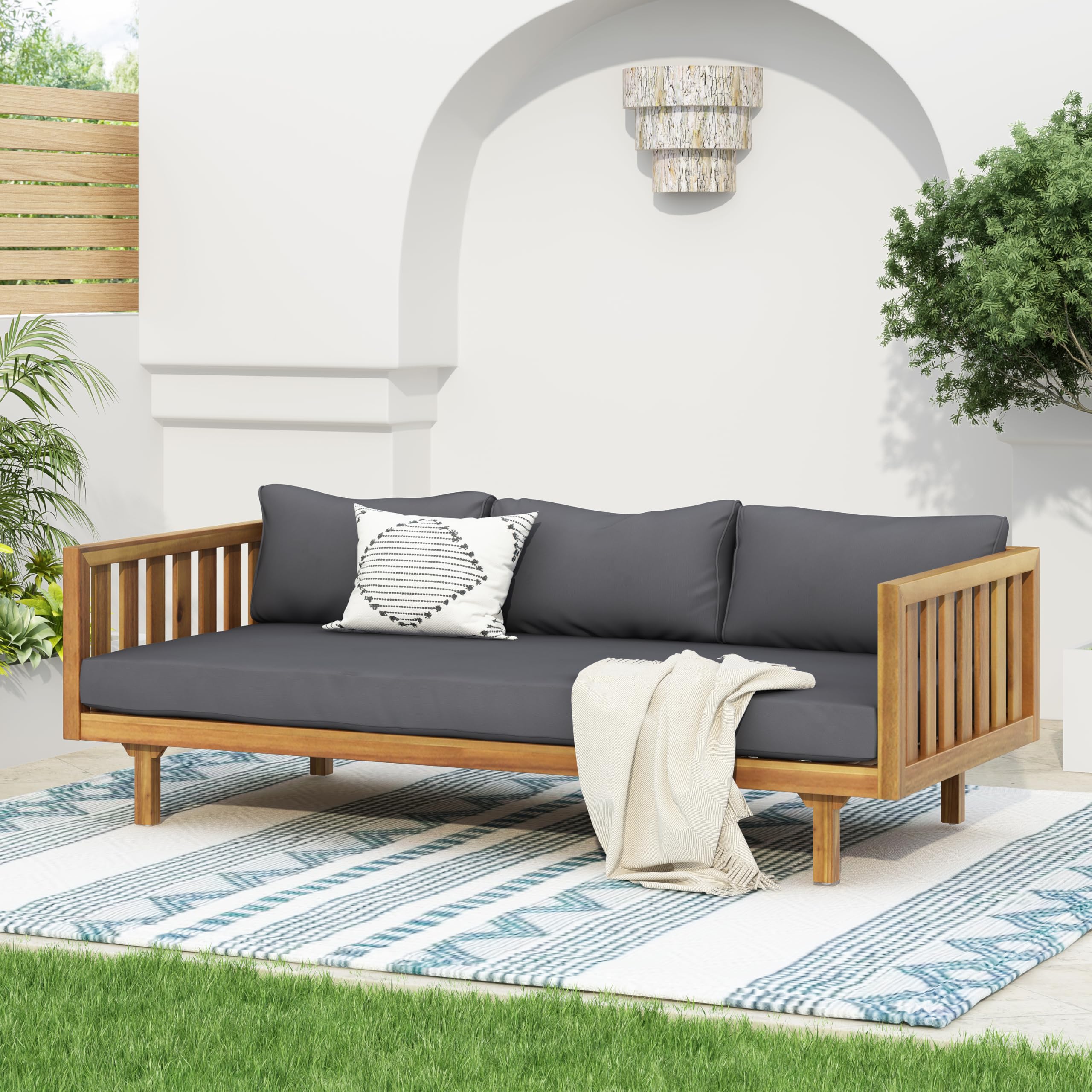 Claremont Acacia Wood Daybed Christopher Knight Home Claremont