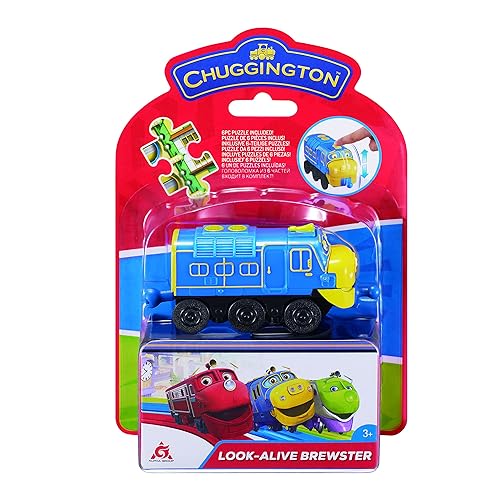 Chuggington EU890303 3+ anni | Look Alive Chuggers confezione singola | Koko Toy Train con funzione di movimento a sorpresa | Ruote libere | Bilancia da 3,75 pollici, viola e verde