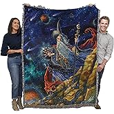 Pure Country Weavers The Elder Wizard Blanket by Myles Pinkney - Gift Fantasy Tapestry Throw Woven from Cotton - Made in The USA (72x54)