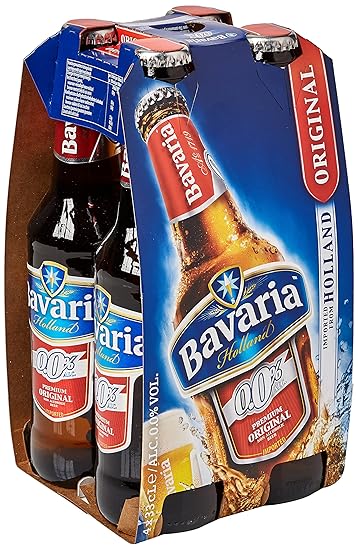 Bavaria Premium Original Non Alcoholic Beer, 4 x 33 cl: Amazon.co.uk ...