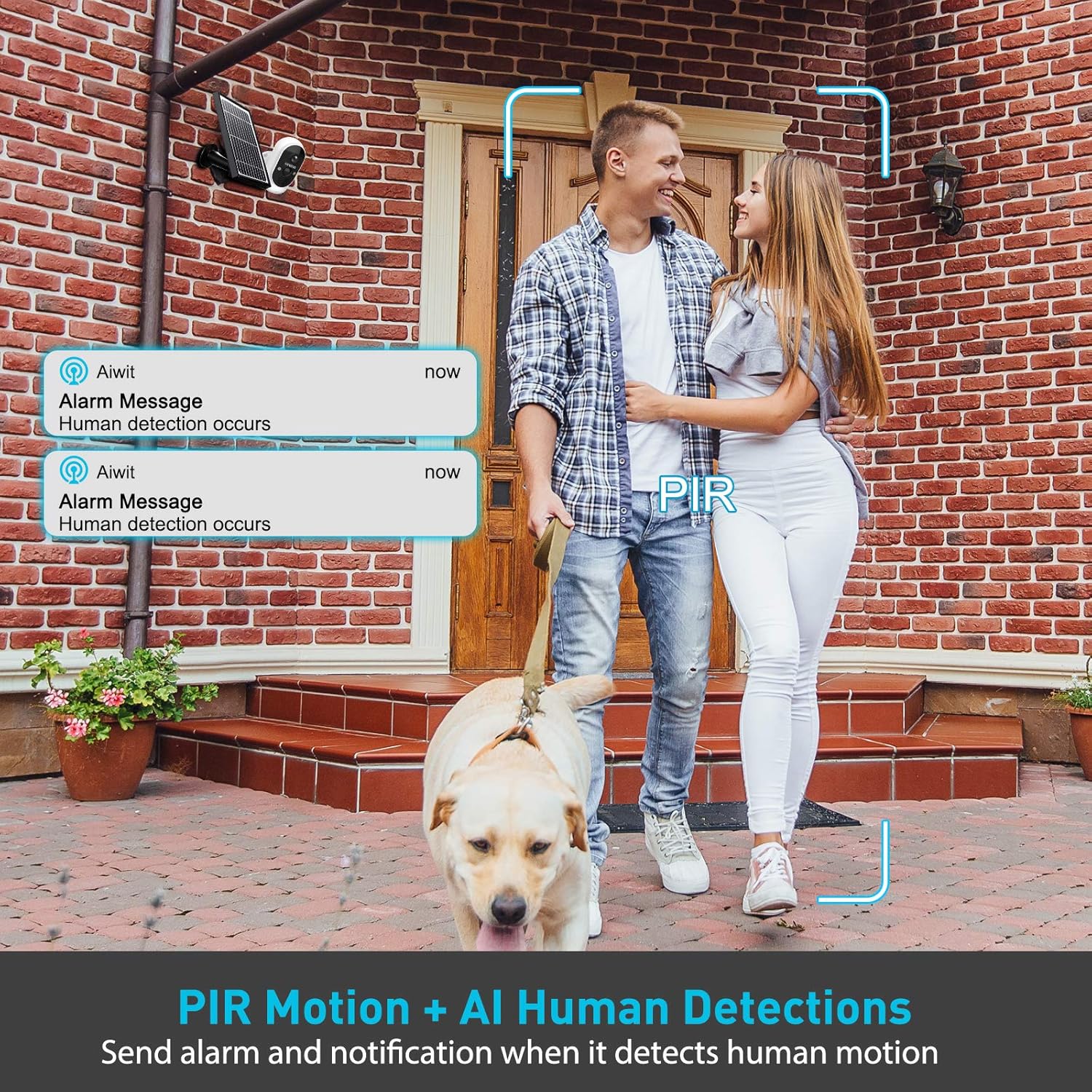 Motion Detection Two Way Audio 32gb Card Included Vanbar Outdoor Security Camera Wireless Solar Powered Camera mah Battery With Fhd 1080p Wifi Home Surveillance Cam With Night Vision Instant Alerts Bullet Cameras Electronics