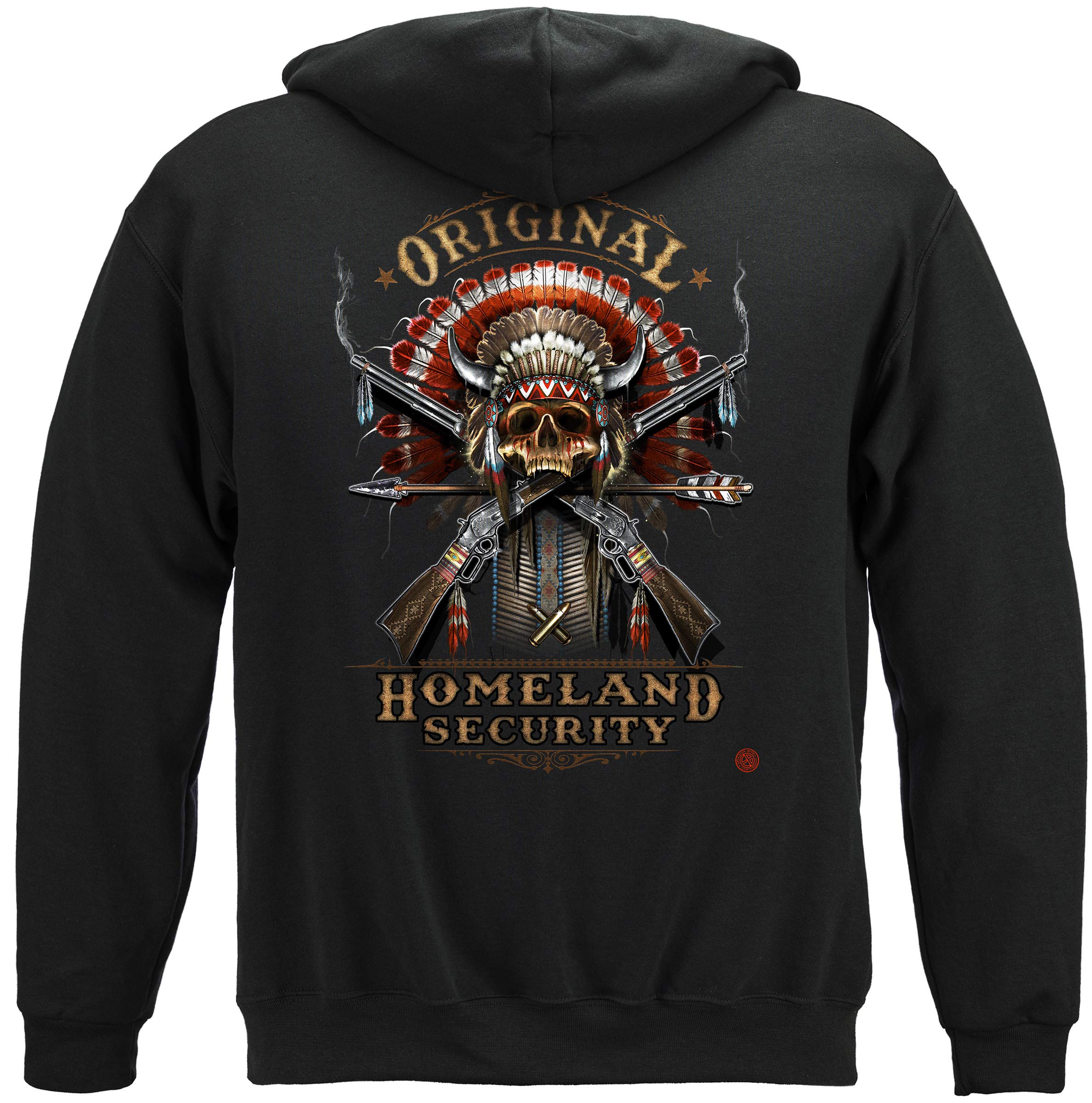 2nd Amendment Hooded Sweat Shirt Original Homeland Security RN2395SW