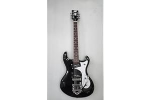 IYV 6 String Solid-Body Electric Guitar, Right, Black (ISMR-200)