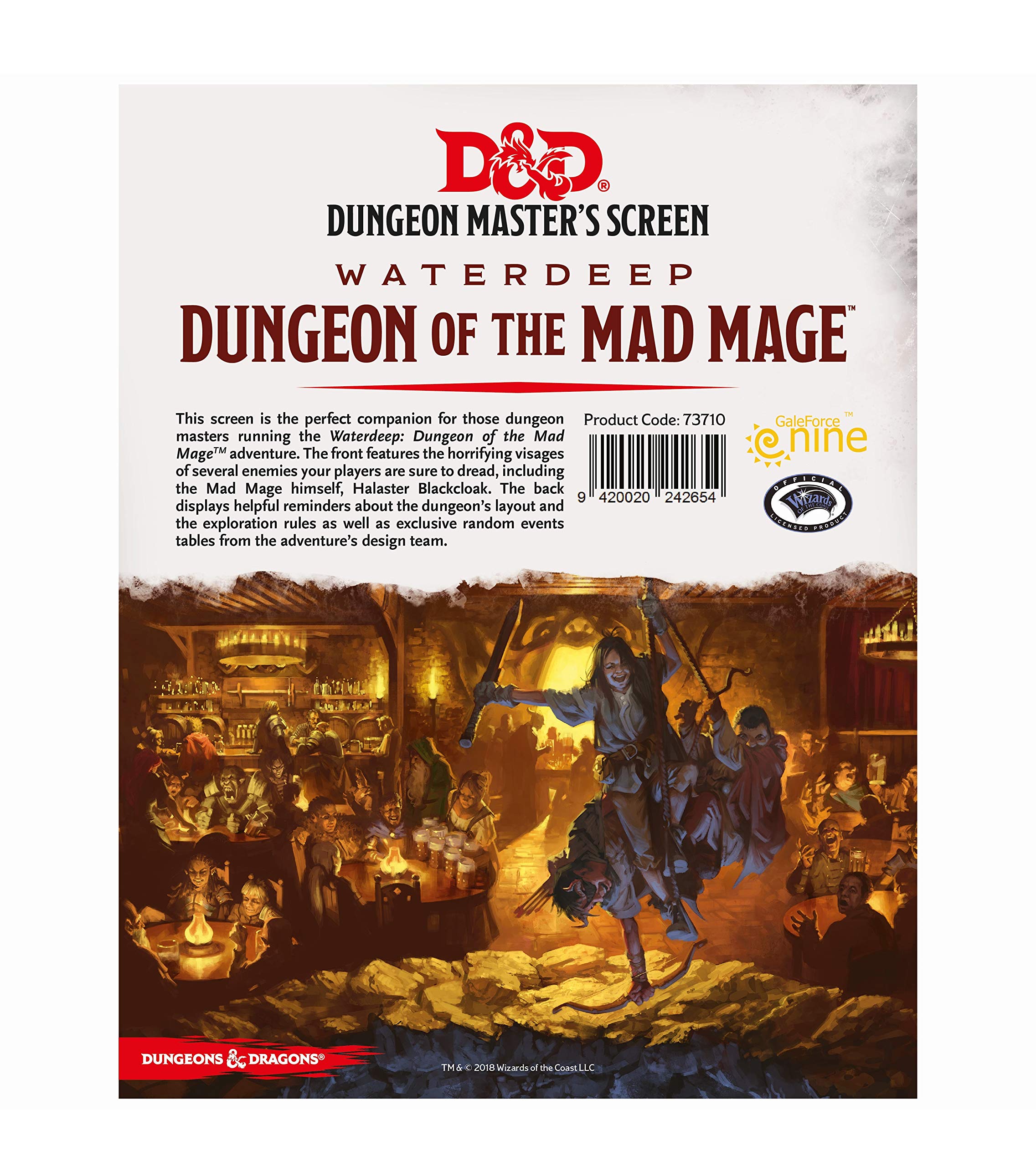 D&D Dm Screen - Dungeon of The Mad Mage