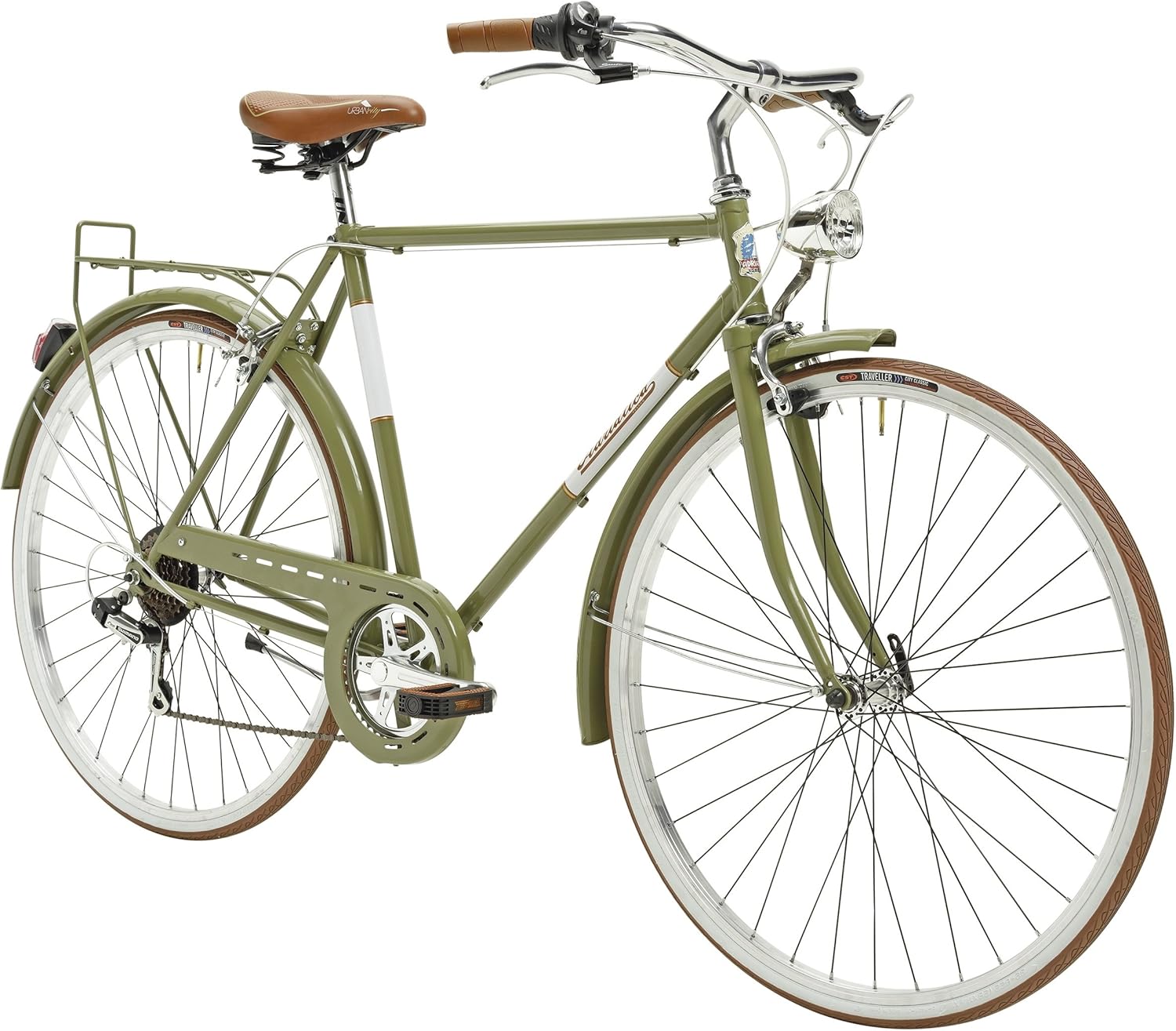 cream vintage bike