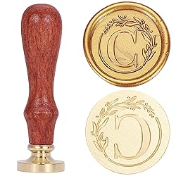 Yoption Letter Wax Seal Kit, Vintage Initial
