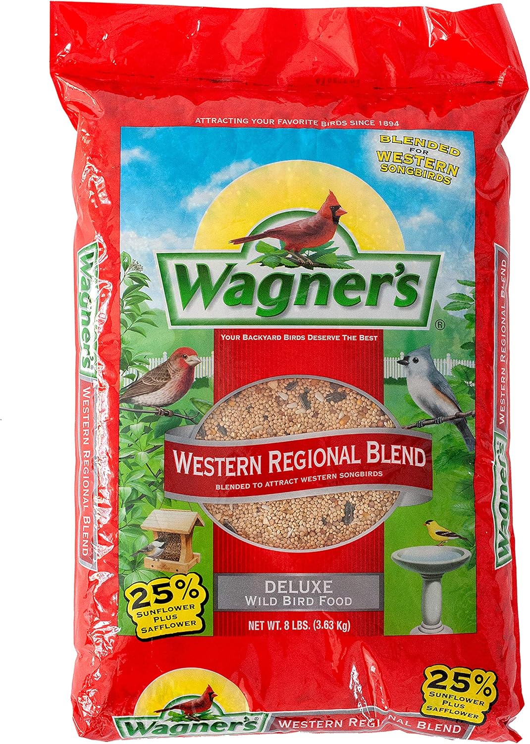 safavieh ozark 4 piece outdoor set on 20 Pound Bag Wagners 62012 Southern Regional Blend Wild Bird Food Backyard Birding Wildlife Kolhergroup Patio Lawn Garden