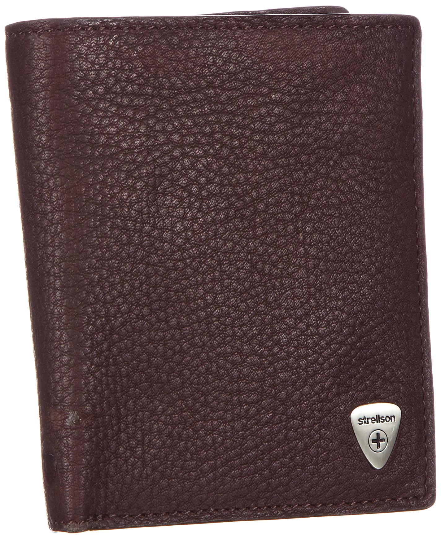 Strellson Mens Harrison Billfold V8 Wallets Brown Braun (Dark Brown 702) Size: 10x13x1 cm (B x H x T)