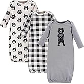 Yoga Sprout Cotton Gowns, 3 Pack