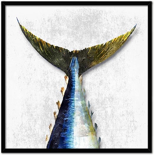 Caranx Thon Queue De Poisson Impression Sur Toile Cadre Photo Home