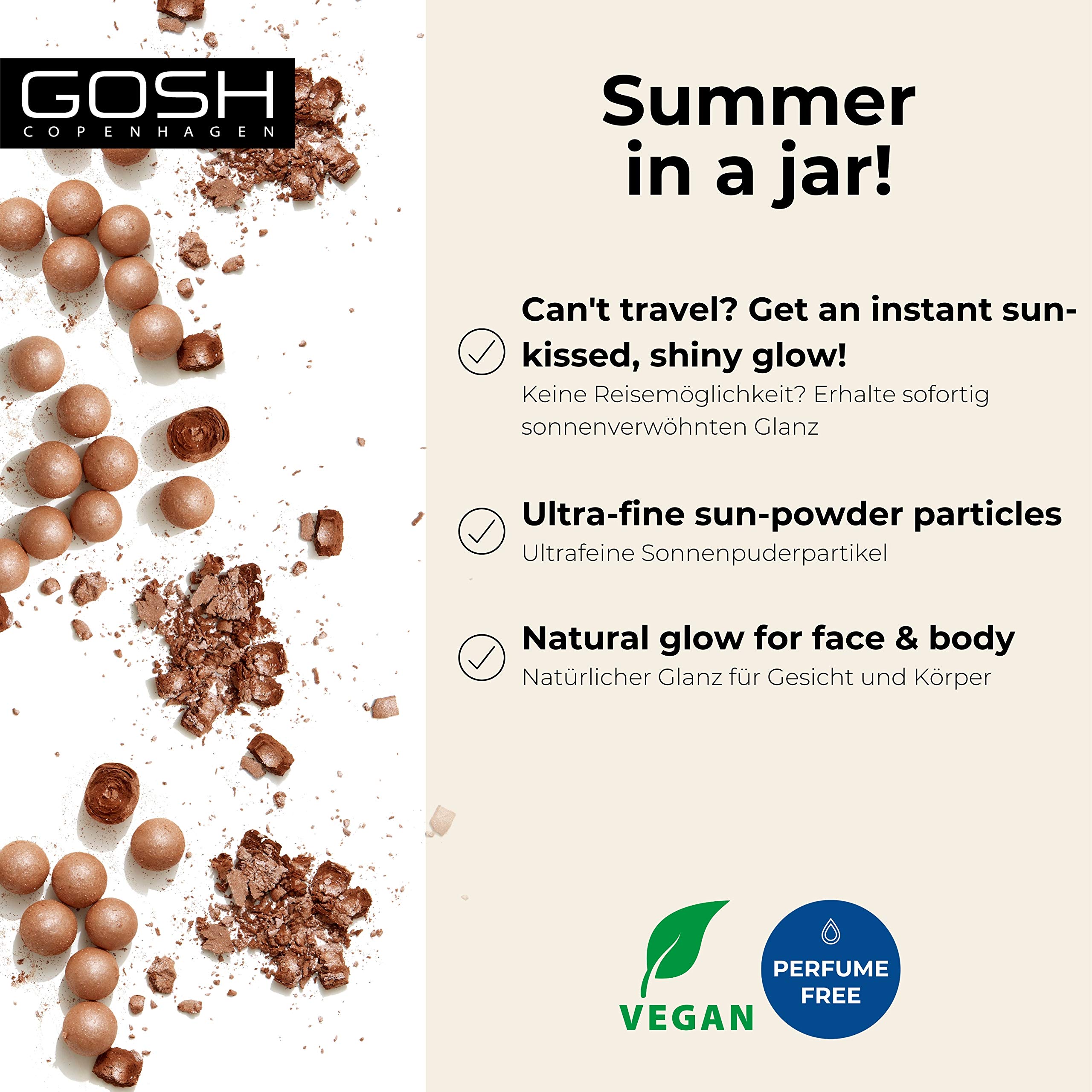 Gosh Cosmetics Precious Powder Pearls - Glow 0.9 oz