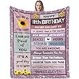Nuritus 11 Year Old Girl Birthday Gifts, Gifts for 11 Year Old Girl, 11th Birthday Gift for Girls Boys, Best 11th Presents for Girls Ideas Blanket 50"x60"