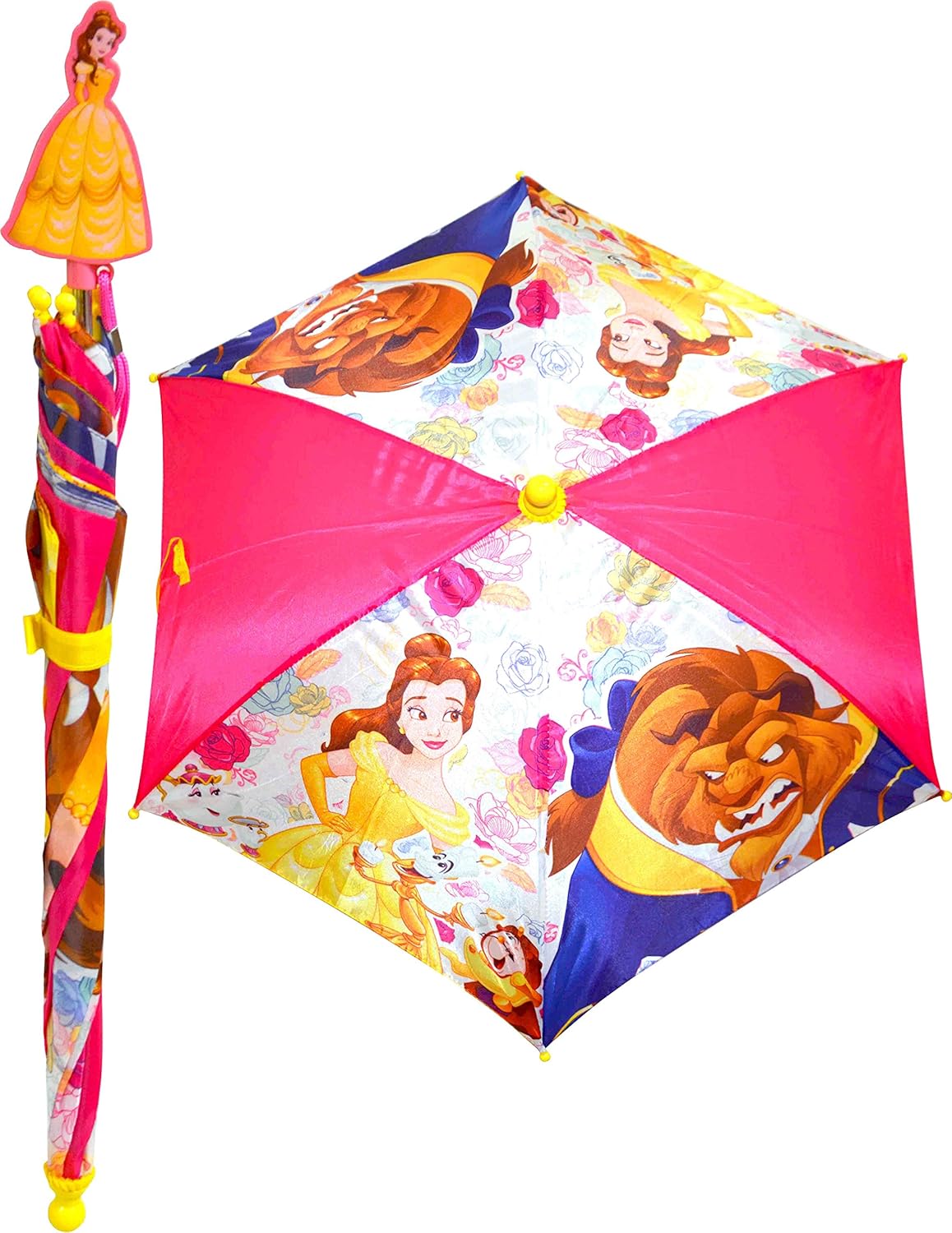 Beauty & The Beast Clamshell Handle Umbrella