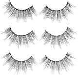 Invogue Multipack Lashes Girl Next Door 3 Pairs Wispy Volume Length Reusable view 4