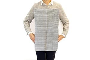 NEATSHEETS Disposable Bibs for Adults, Kids & Elderly Senior | Adhesive Tab Napkins for Eating, Personal Use, Home Care & Business | Spill Absorbent, Stain/Liquid Repellent | Blue Ticking, 100 Count