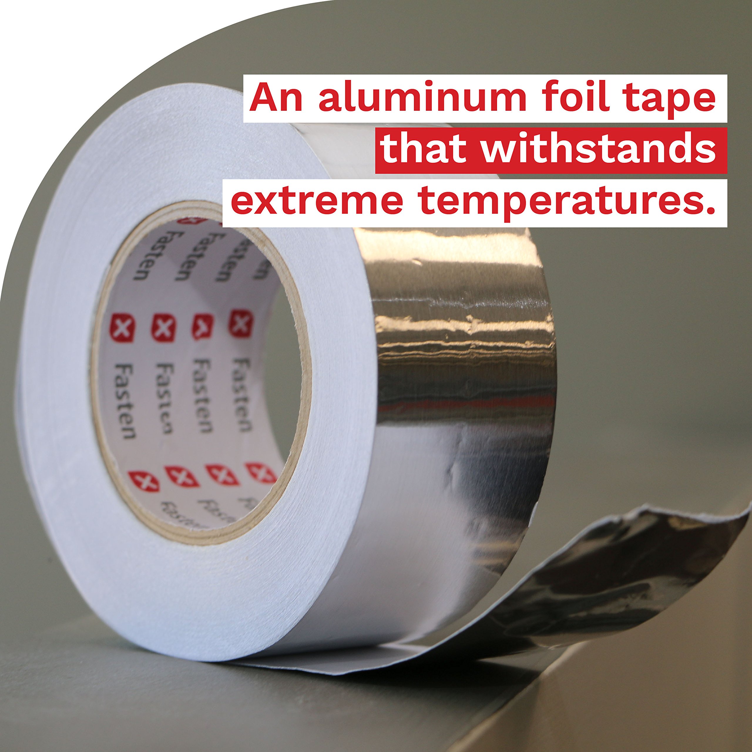 XFasten Professional Aluminum Foil Tape, 3.6 mil, 2 Inches x 55 Yards