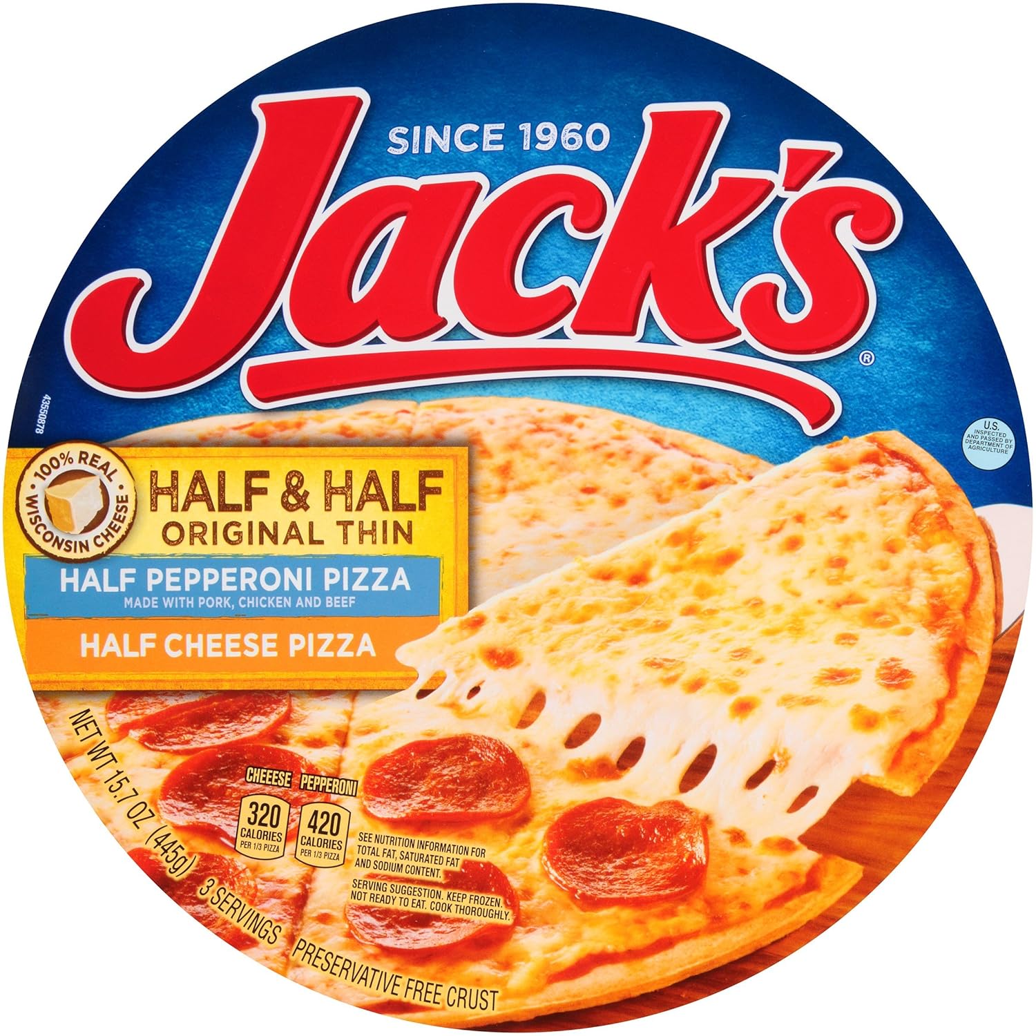 Jacks Sausage And Pepperoni Pizza Nutrition Runners High Nutrition