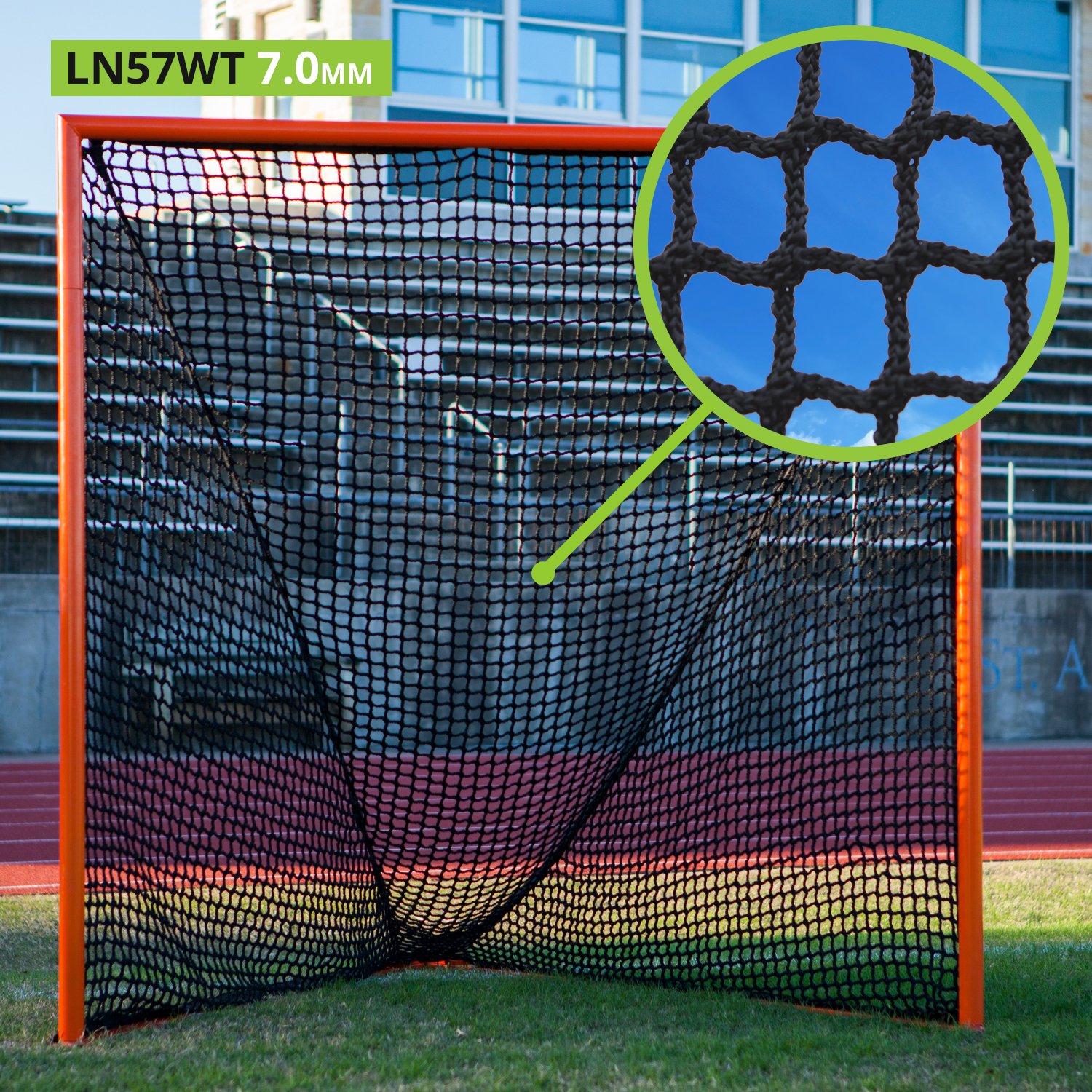 5 Champion Sports Lacrosse Goal Nets 6 or 7 Millimeter Official Size Nylon Net Replacement