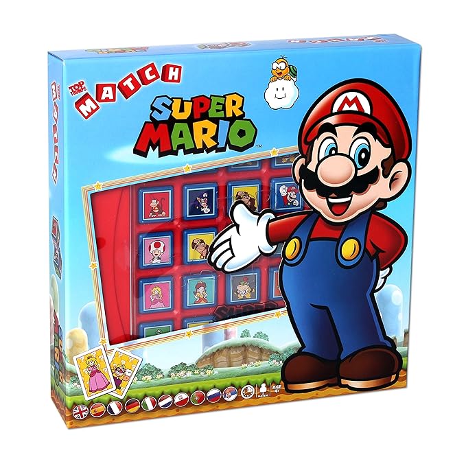 MATCH Super Mario - das strategische Würfelspiel mit den kultigen Videospielhelden - Luigi, Yoshi oder Mario