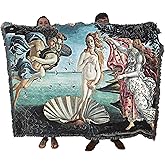 Pure Country Weavers Birth of Venus Blanket by Sandro Botticelli - Fine Art Gift Tapestry Throw Woven from Cotton - Made in The USA (72x54)