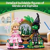 LEGO Wicked Elphaba & Glinda Figures 75682 with Broom Crown Purse Window Scene view 2