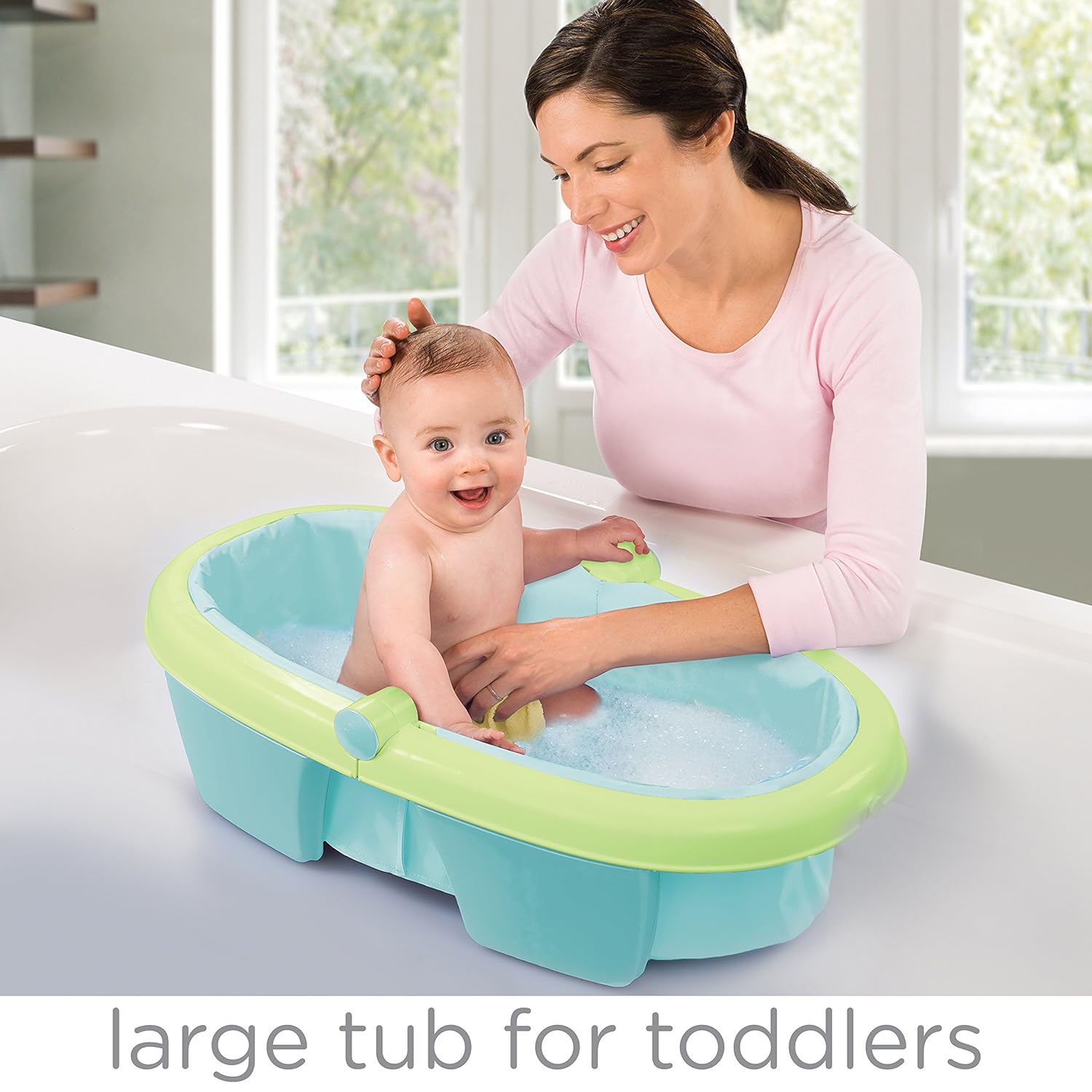 fold away baby bath seat
