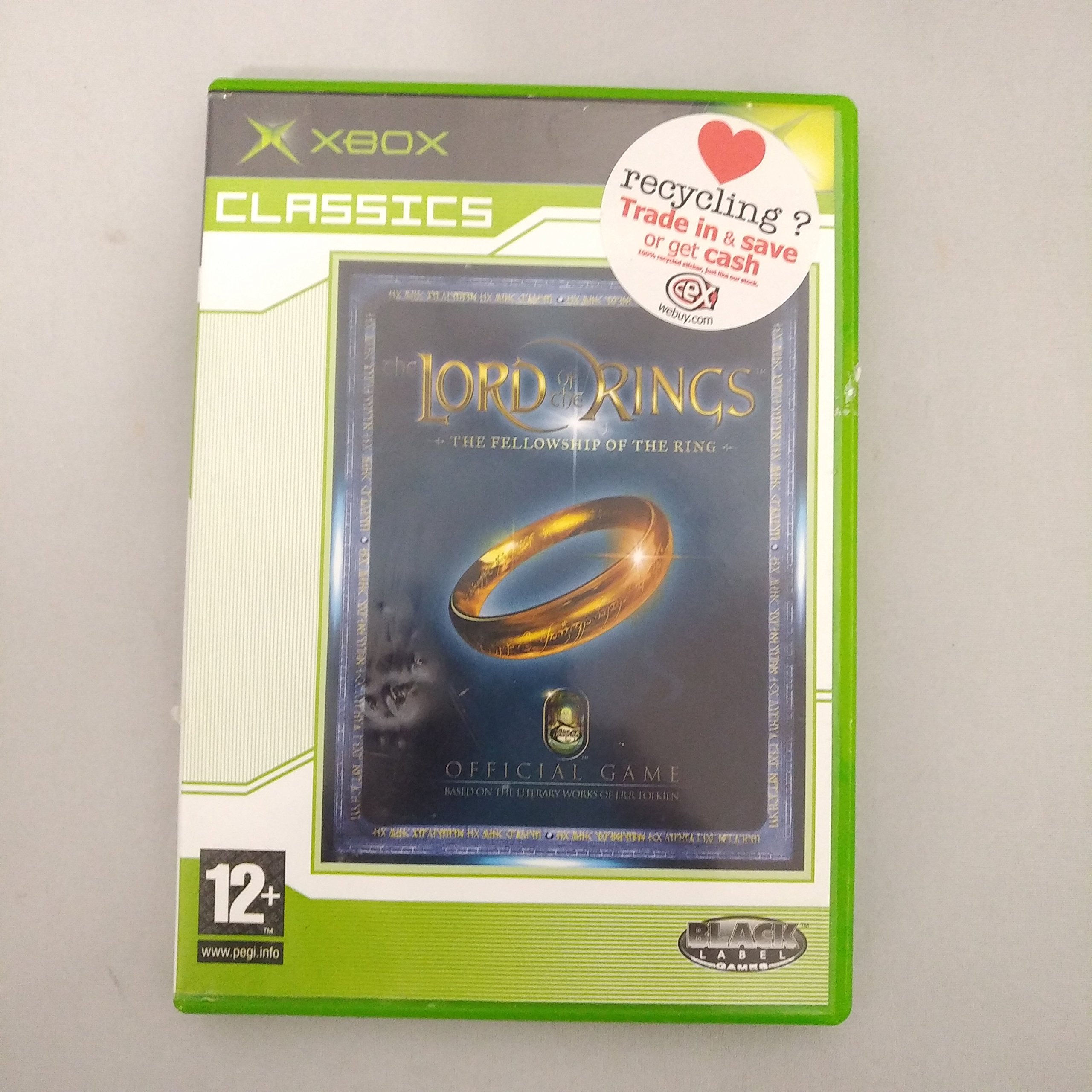 Lord of the Rings: Fellowship of the Ring (Xbox Classics)