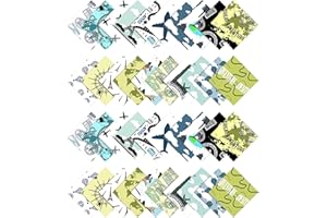Print Precut 5-inch Cotton Fabric Quilting Squares Charm Pack DIY Patchwork Sewing Craft-