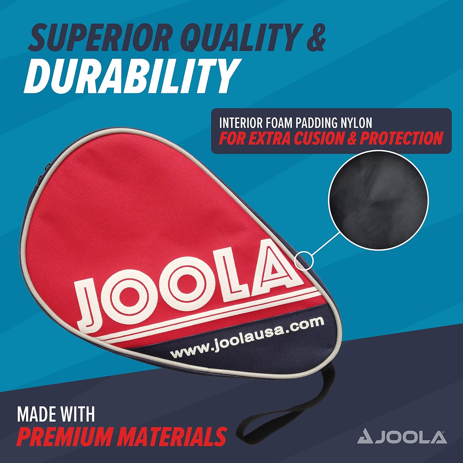 JOOLA Disk Racket Case with Ball Storage : Sports & Outdoors