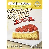 Kinnikinnick Crumbs - Graham Style Gluten Free, 10.5 Ounce (Pack of 6)
